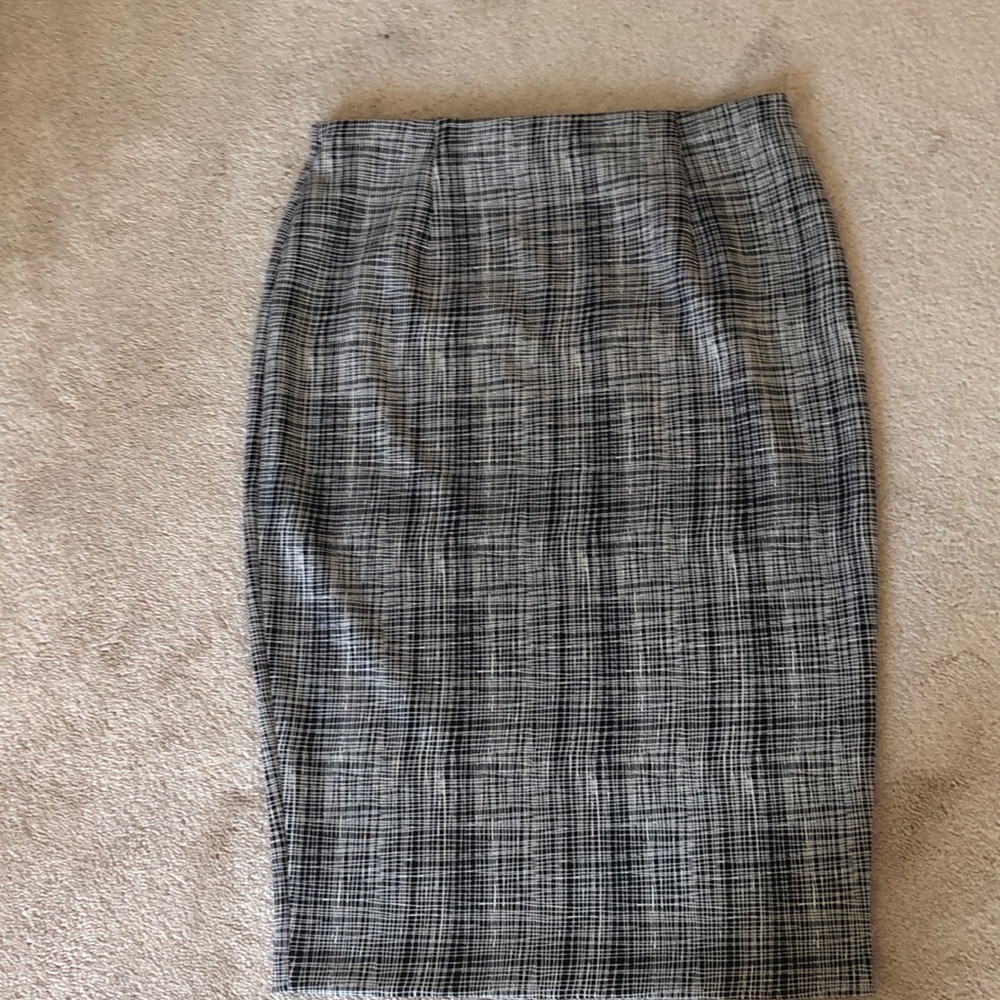Vince Camino Black/White Pencil Skirt